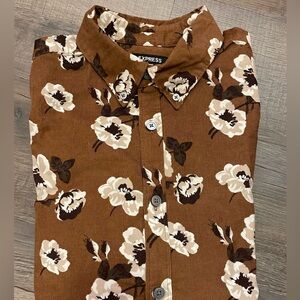 Express Corduroy Button Down